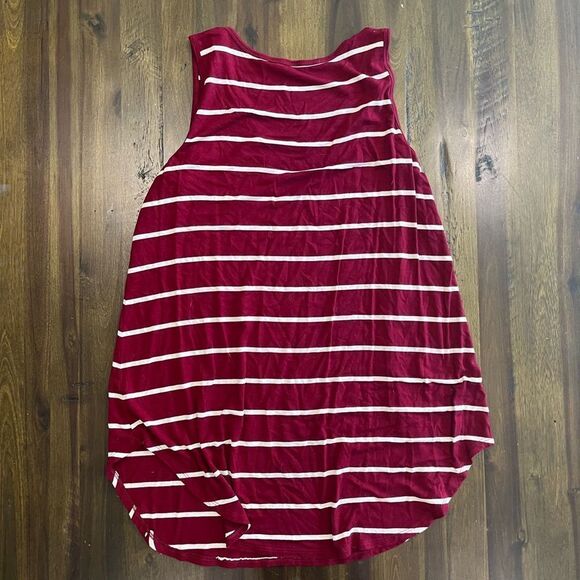 Zenana Premium Crew Neck Striped Tank Top - Picture 4 of 6